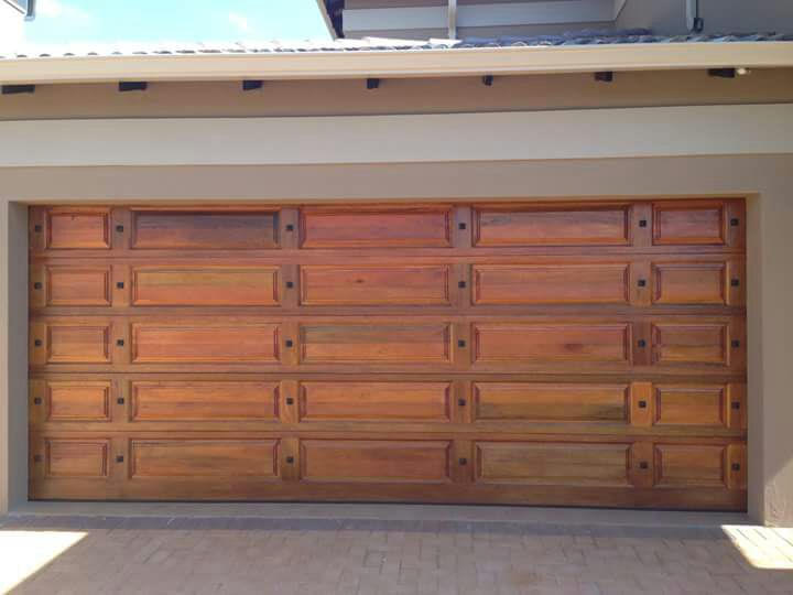 Double Wood Garage Door 10 20 40, Double Wooden Garage Door Za